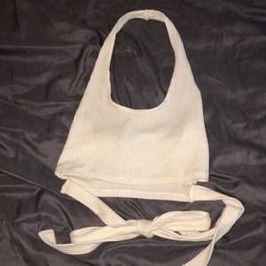 Forever 21 Ribbed Halter Neck Crop Top